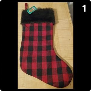 Plaid Christmas Stocking